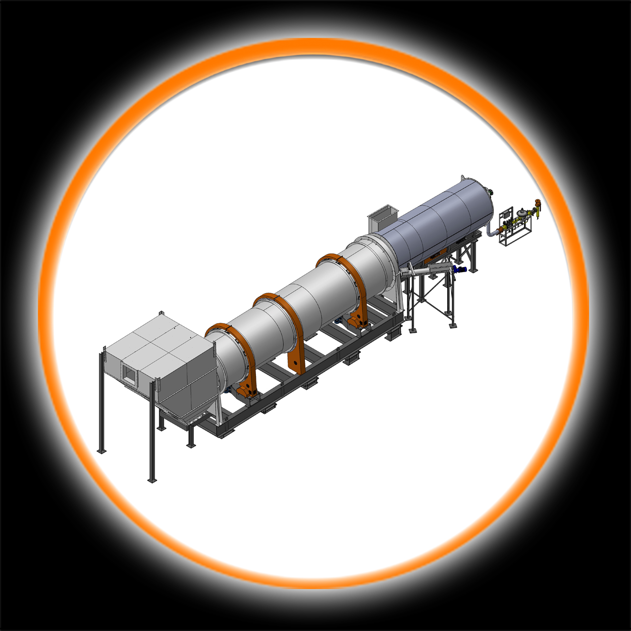 XD-96 Rotary Drum Dryer